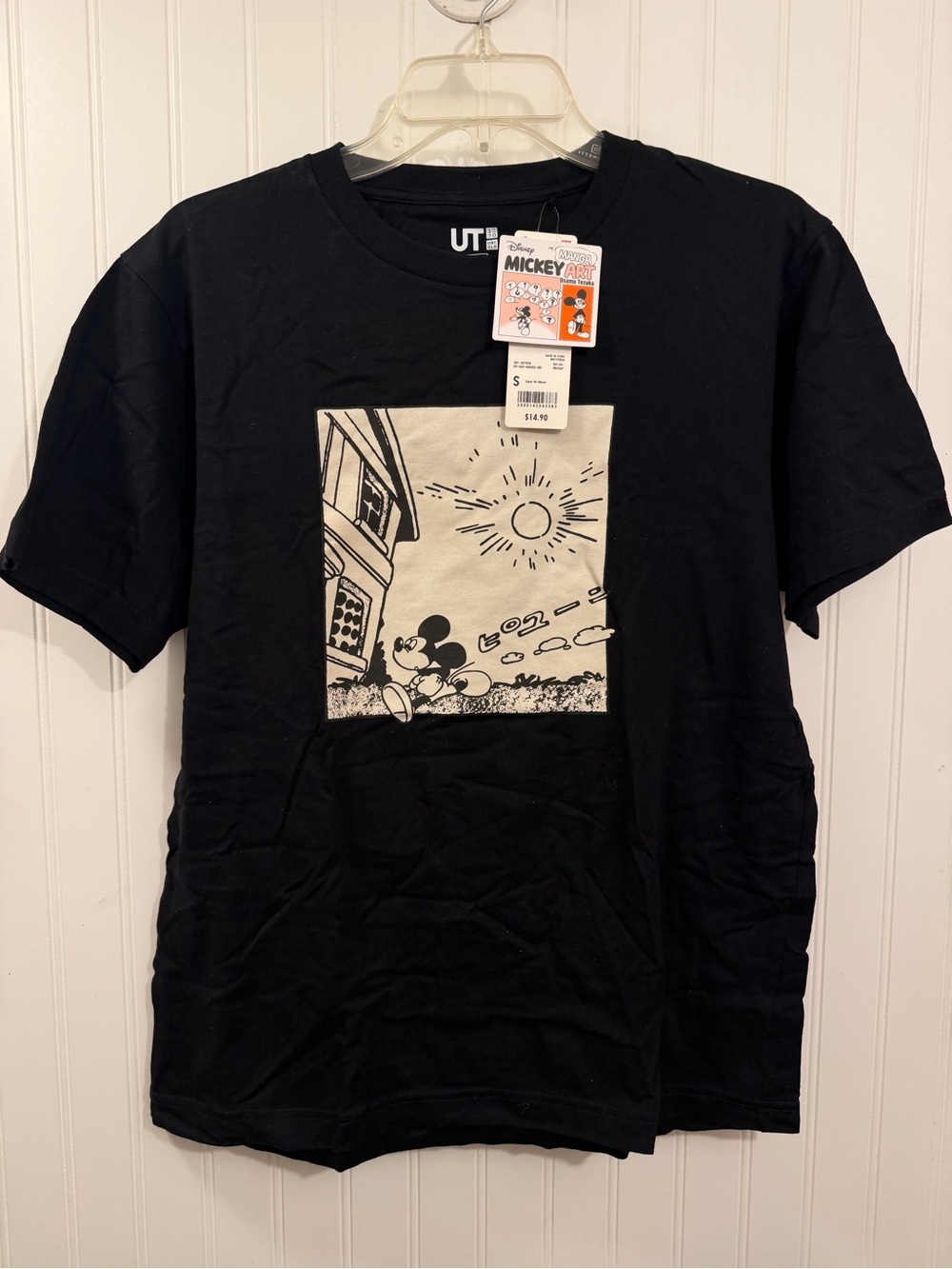 black DisneyxOsamu Tezuka tee